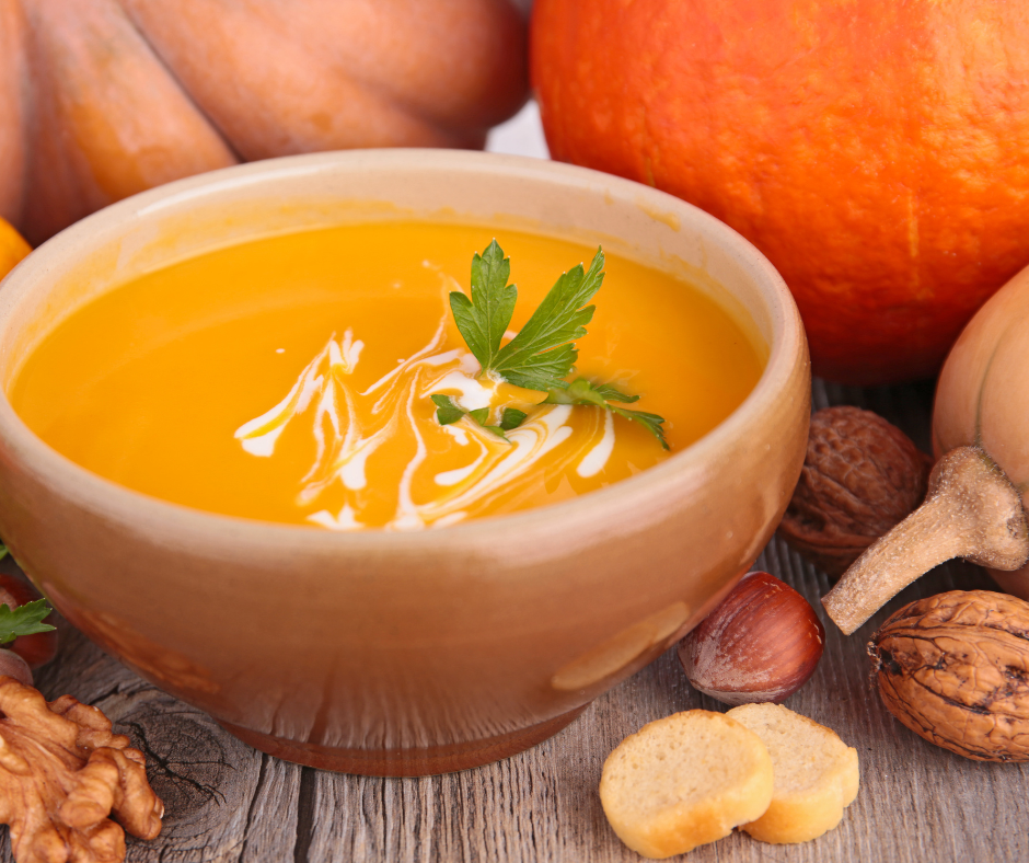 Soupe d’automne servie lors d’un repas partagé des Porteurs d’Espérance